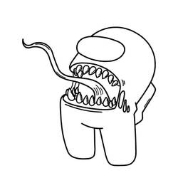 Dibujo para colorear: Among Us (Videojuegos) #171951 - Dibujos para Colorear e Imprimir Gratis