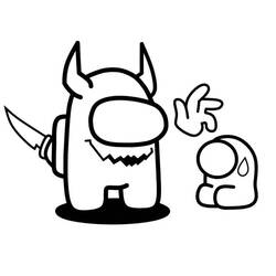 Dibujo para colorear: Among Us (Videojuegos) #171973 - Dibujos para Colorear e Imprimir Gratis