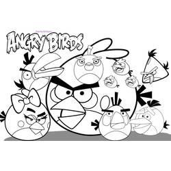 Dibujo para colorear: Angry Birds (Videojuegos) #25031 - Dibujos para Colorear e Imprimir Gratis