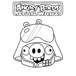 Dibujo para colorear: Angry Birds (Videojuegos) #25093 - Dibujos para Colorear e Imprimir Gratis