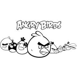 Dibujo para colorear: Angry Birds (Videojuegos) #25111 - Dibujos para Colorear e Imprimir Gratis