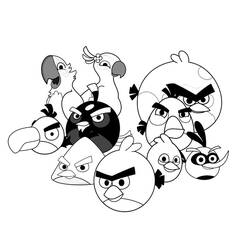 Dibujo para colorear: Angry Birds (Videojuegos) #25122 - Dibujos para Colorear e Imprimir Gratis