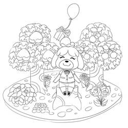 Animal Crossing - Dibujos para colorear gratis