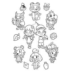 Dibujo Animal Crossing (Videojuegos) #179145 para imprimir y colorear
