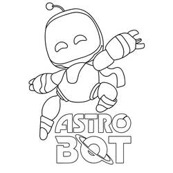 Astro Bot - Dibujos para colorear gratis