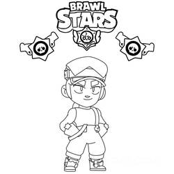 Dibujos para colorear: Brawl Stars - Dibujos para Colorear e Imprimir Gratis