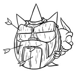 Dibujo para colorear: Clash Royale (Videojuegos) #200919 - Dibujos para Colorear e Imprimir Gratis