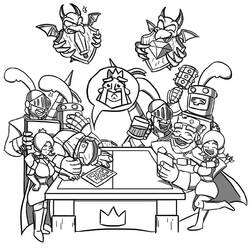 Dibujo para colorear: Clash Royale (Videojuegos) #200944 - Dibujos para Colorear e Imprimir Gratis