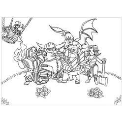 Dibujo para colorear: Clash Royale (Videojuegos) #200953 - Dibujos para Colorear e Imprimir Gratis
