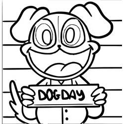 Dibujo para colorear: DogDay (Videojuegos) #215343 - Dibujos para Colorear e Imprimir Gratis