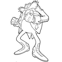 Dibujo para colorear: Dr. Eggman (Videojuegos) #187985 - Dibujos para Colorear e Imprimir Gratis