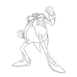 Dibujo para colorear: Dr. Eggman (Videojuegos) #187987 - Dibujos para Colorear e Imprimir Gratis