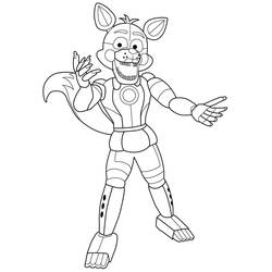 Dibujo para colorear: Five Nights at Freddy’s (FNAF) (Videojuegos) #199586 - Dibujos para Colorear e Imprimir Gratis