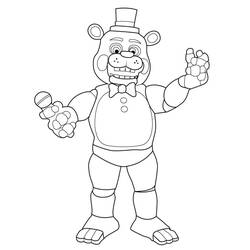 Dibujo para colorear: Five Nights at Freddy’s (FNAF) (Videojuegos) #199596 - Dibujos para Colorear e Imprimir Gratis