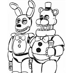 Dibujo Five Nights at Freddy’s (FNAF) (Videojuegos) #199616 para imprimir y colorear