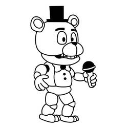 Dibujo Five Nights at Freddy’s (FNAF) (Videojuegos) #199623 para imprimir y colorear