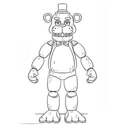 Dibujo Five Nights at Freddy’s (FNAF) (Videojuegos) #199640 para imprimir y colorear