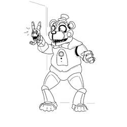 Dibujo Five Nights at Freddy’s (FNAF) (Videojuegos) #199641 para imprimir y colorear