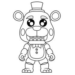 Dibujo Five Nights at Freddy’s (FNAF) (Videojuegos) #199644 para imprimir y colorear