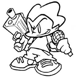 Dibujo Friday Night Funkin' (Videojuegos) #174530 para imprimir y colorear
