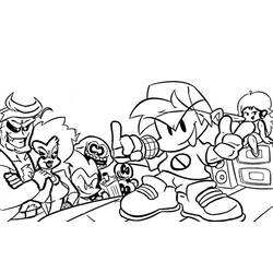 Dibujos para colorear: Friday Night Funkin' - Dibujos para Colorear e Imprimir Gratis