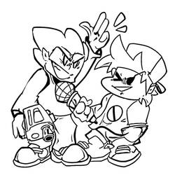 Dibujo Friday Night Funkin' (Videojuegos) #174544 para imprimir y colorear