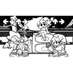 Dibujo Friday Night Funkin' (Videojuegos) #174549 para imprimir y colorear