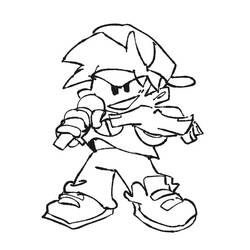 Dibujo Friday Night Funkin' (Videojuegos) #174550 para imprimir y colorear