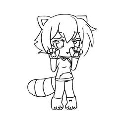 Dibujo para colorear: Gacha Life (Videojuegos) #174511 - Dibujos para Colorear e Imprimir Gratis