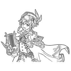 Dibujo Genshin Impact (Videojuegos) #211712 para imprimir y colorear