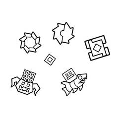 Dibujo Geometry Dash (Videojuegos) #221093 para imprimir y colorear