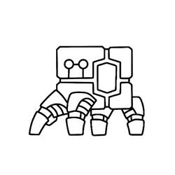 Dibujo Geometry Dash (Videojuegos) #221095 para imprimir y colorear