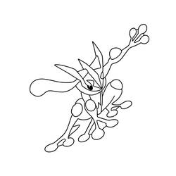 Dibujo para colorear: Greninja (Videojuegos) #184238 - Dibujos para Colorear e Imprimir Gratis