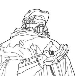 Dibujo para colorear: Halo (Videojuegos) #200107 - Dibujos para Colorear e Imprimir Gratis