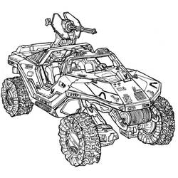 Dibujo para colorear: Halo (Videojuegos) #200110 - Dibujos para Colorear e Imprimir Gratis