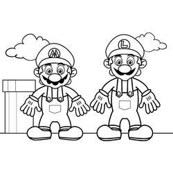 Dibujo para colorear: Mario Bros (Videojuegos) #112475 - Dibujos para Colorear e Imprimir Gratis