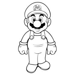 Dibujo para colorear: Mario Bros (Videojuegos) #112477 - Dibujos para Colorear e Imprimir Gratis