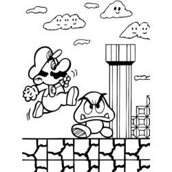 Dibujos para colorear: Mario Bros - Dibujos para colorear