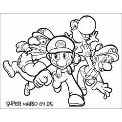 Dibujo para colorear: Mario Bros (Videojuegos) #112551 - Dibujos para Colorear e Imprimir Gratis