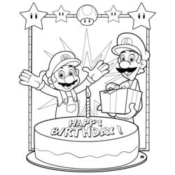 Dibujo para colorear: Mario Bros (Videojuegos) #112580 - Dibujos para Colorear e Imprimir Gratis
