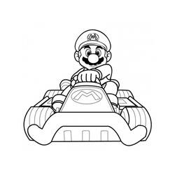 Dibujo para colorear: Mario Kart (Videojuegos) #154425 - Dibujos para Colorear e Imprimir Gratis