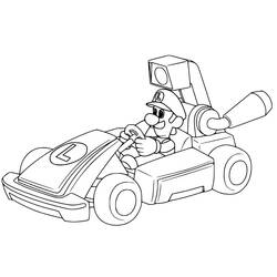 Dibujo para colorear: Mario Kart (Videojuegos) #183549 - Dibujos para Colorear e Imprimir Gratis
