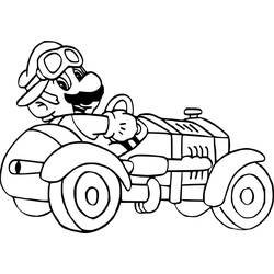 Dibujo para colorear: Mario Kart (Videojuegos) #183553 - Dibujos para Colorear e Imprimir Gratis