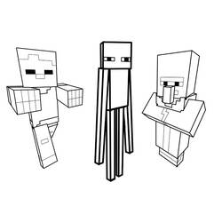 Dibujo para colorear: Minecraft (Videojuegos) #113873 - Dibujos para Colorear e Imprimir Gratis