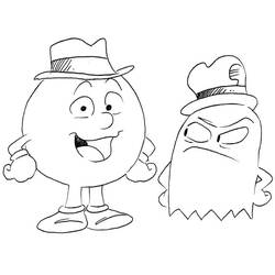 Dibujo Pac-Man (Videojuegos) #207816 para imprimir y colorear