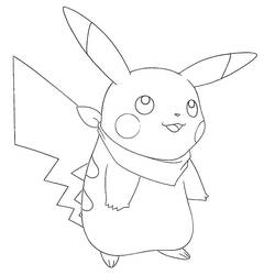 Dibujo Pikachu (Videojuegos) #177247 para imprimir y colorear