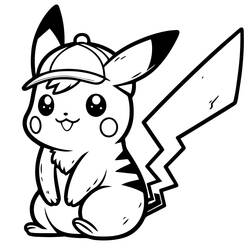 Dibujo Pikachu (Videojuegos) #215391 para imprimir y colorear