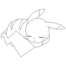 Dibujo Pikachu (Videojuegos) #215405 para imprimir y colorear