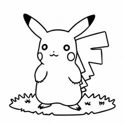 Dibujo Pikachu (Videojuegos) #215410 para imprimir y colorear