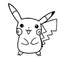 Dibujo Pikachu (Videojuegos) #215416 para imprimir y colorear